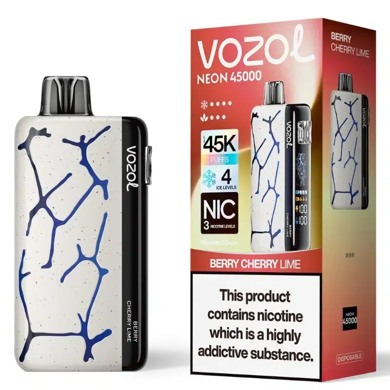 Vaper Vozol Neon 45000 Berry Cherry Lime - Vozol Store España