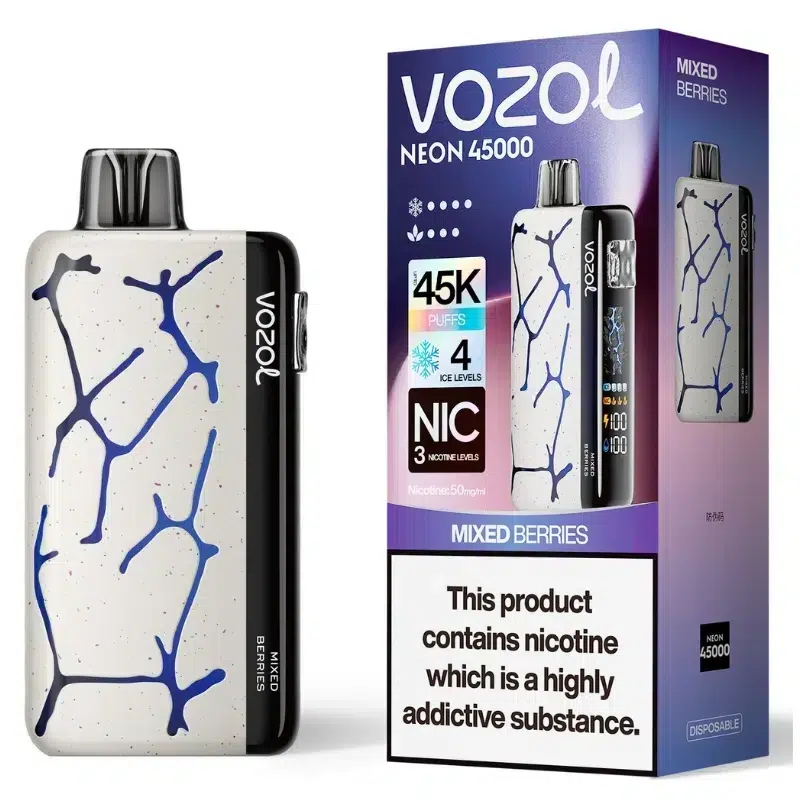 Vaper Vozol Neon 45000 caladas Mixed Berries sabor - Vozol Store España