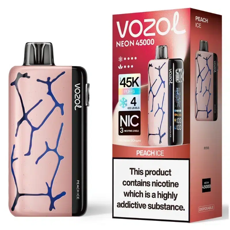 Vaper Vozol Neon 45000 Peach Ice - Vozol Store España